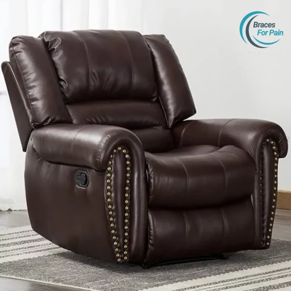 reclining leather sofa