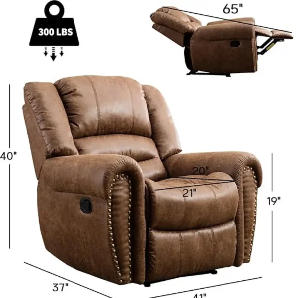 reclining leather sofa