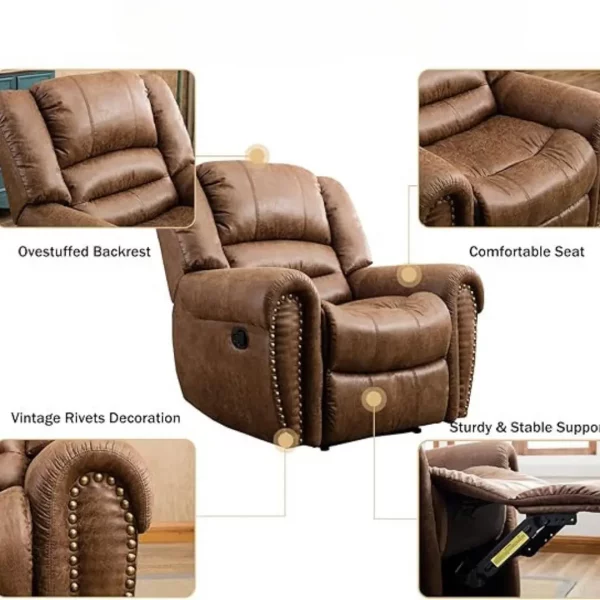 reclining leather sofa